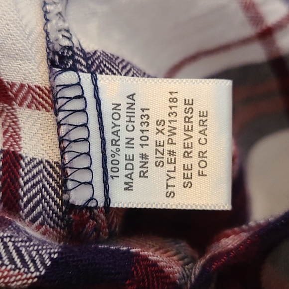 Mixed Plaid Shirt - Picture 5 of 5